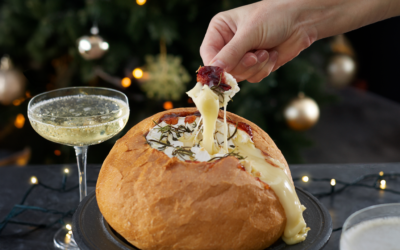 CREAMY CAMEMBERT CHRISTMAS COB